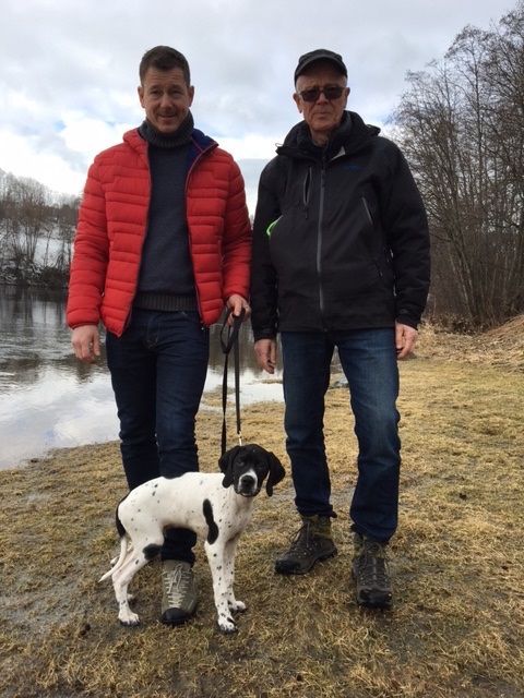 Thomas Kleveland Berg og hans far Einar Marcus Berg er ute og trimmer Rokkomborres C Max  ( 3 mnd.)