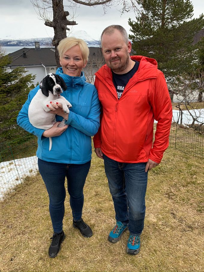 Roger Liavik og Veronica Sivertsen med Rokkomborres Exo